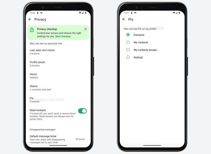 WhatsApp testea nueva funcionalidad para mejorar la privacidad de Pix